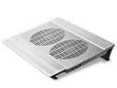 Подставка для охлаждения ноутбука DEEPCOOL N8 SILVER (8шт/кор, до 17", вентилятор 2x140мм,  алюминий, 2xUSB ) Retail box