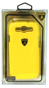 Пластиковый чехол Lamborghini Diablo для Samsung Galaxy S3 (желтый)