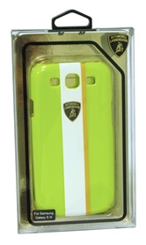 Пластиковый чехол Lamborghini Gallardo-D1 для Samsung Galaxy S3 (зеленый)