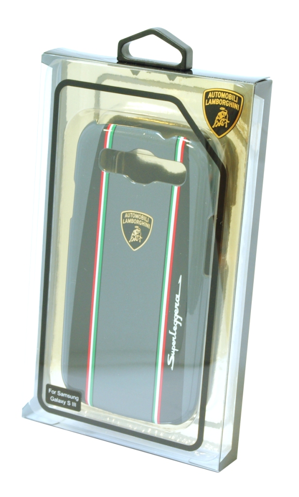 Пластиковый чехол Lamborghini Superleggera-D1 для Samsung Galaxy S3 (серый)