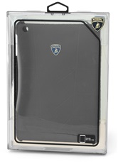 Кожаный чехол-крышка для задней панели iPad mini Lamborghini Aventador (черный)