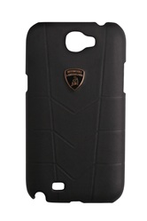 Кожаный клип-кейс для Samsung Galaxy Note II Lamborghini  Aventador черный