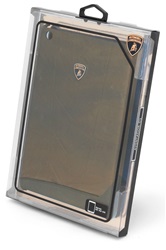 Кожаный чехол-крышка для задней панели iPad mini Lamborghini Aventador (коричневый)