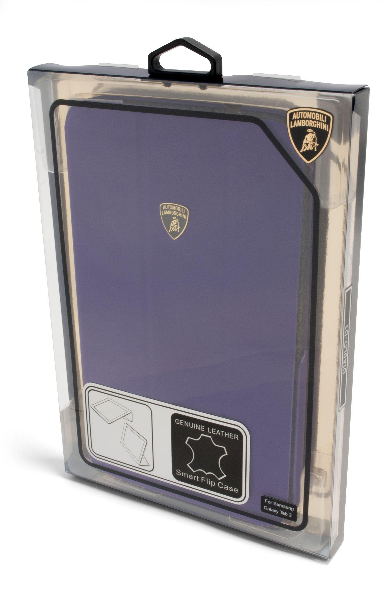 Кожаный чехол Lamborghini Diablo Smart Cover для G-Tab 3 8.0 (фиолетовый)