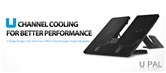 Подставка для охлаждения ноутбука DEEPCOOL U-PAL (16шт/кор, до 15.6", вентиляторы 2x140мм, USB 3.0) Retail box