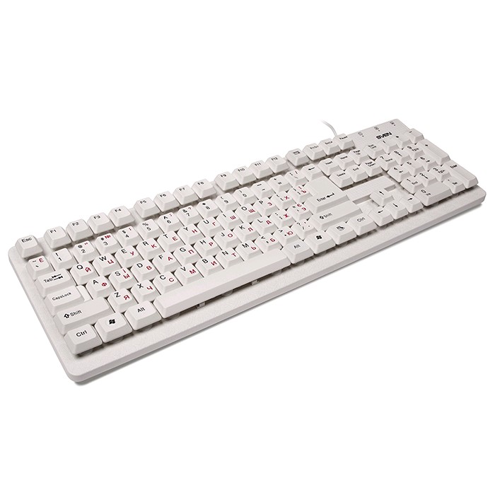 Клавиатура SVEN Standard 301 / USB / WIRED / White