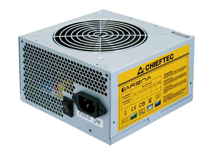 Блок питания Chieftec IArena GPA-600S (ATX 2.3, 600W, >80 efficiency, Active PFC, 120mm fan) OEM