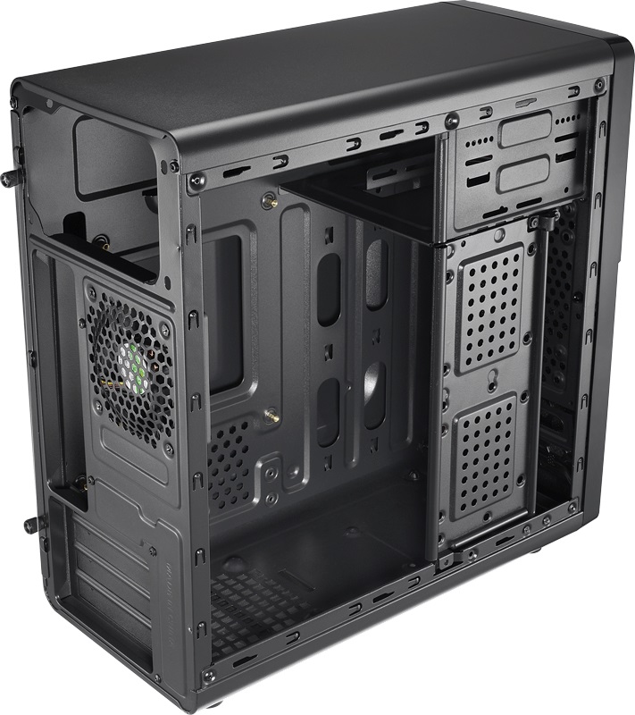 Корпус Aerocool QS-183 ADVANCE Black без БП, mATX, черный