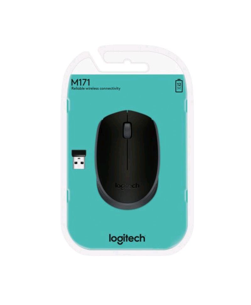 [910-004424] Мышь Logitech Wireless M171, черная