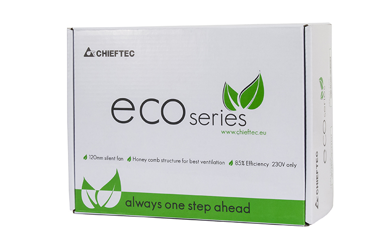 Блок питания Chieftec Eco GPE-400S (ATX 2.3, 400W, >85 efficiency, Active PFC, 120mm fan) Retail