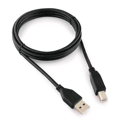 Кабель USB2.0  AM/BM 1,8 м черный CCP-USB2-AMBM-6