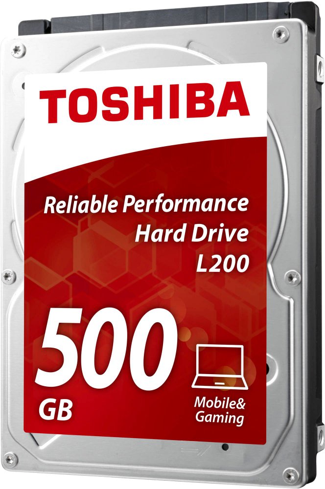 Жесткий диск 2,5" 500Gb Toshiba L200 HDWK105UZSVA (SATA 3Gb/s, 5400 rpm, 8Mb, 7mm) Slim