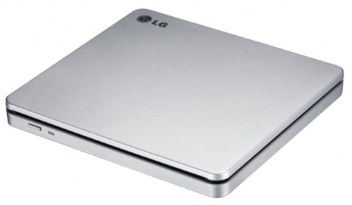 Привод Внешний DVD±RW LG GP70NS50 (USB, Slim, silver, Slot-in, RTL) USB 2.0