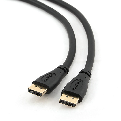 Кабель DisplayPort Gembird/Cablexpert, 1,8м, 20M/20M, черный, экран, пакет (CC-DP-6)