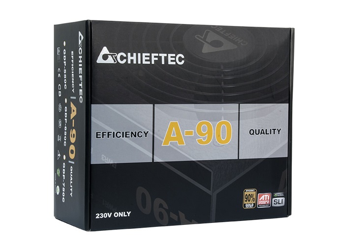 Блок питания Chieftec A-90 GDP-550C (ATX 2.3, 550W, >90 efficiency, Active PFC, 140mm fan, Cable Management) Retail