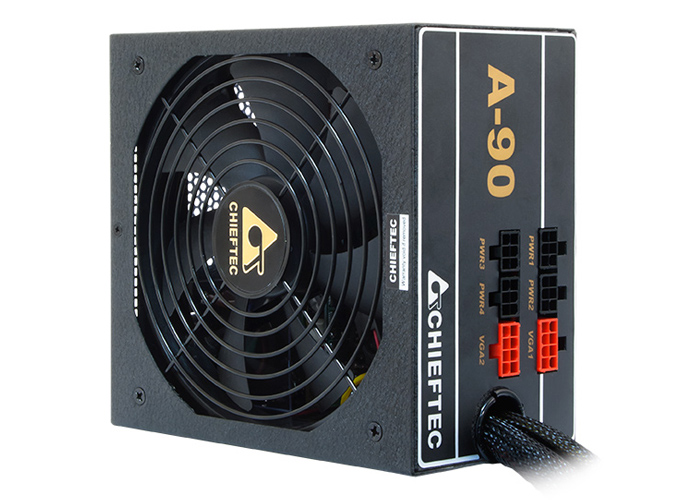 Блок питания Chieftec A-90 GDP-650C (ATX 2.3, 650W, >90 efficiency, Active PFC, 140mm fan, Cable Management) Retail