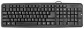 Клавиатура проводная  Defender HB-420 RU (черный) полноразмерная  (45420)