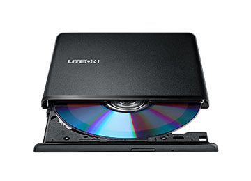 Привод Внешний DVD±RW LITE-ON ES1 (USB, Ultra-Slim, Black, RTL) USB 2.0