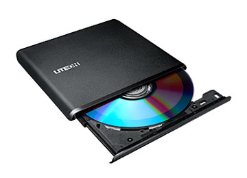 Привод Внешний DVD±RW LITE-ON ES1 (USB, Ultra-Slim, Black, RTL) USB 2.0