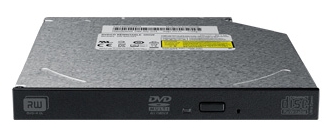 Привод DVD±RW LITE-ON DS-8ACSH (SATA, черный, Slim - для ноутбука) OEM