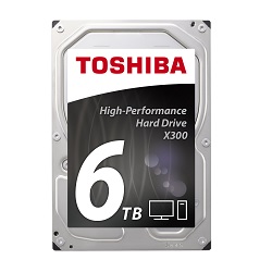 Жесткий диск 6Tb Toshiba X300 HDWE160UZSVA (SATA 6Gb/s, 7200 rpm, 128Mb)