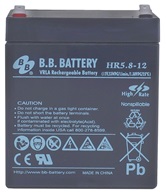 Аккумулятор B.B. Battery HR 5.8-12  12V 5.8Ah