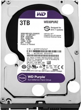 Жесткий диск 3Tb Western Digital WD30PURZ (SATA 6Gb/s, 5400 rpm, 64MB) Caviar Purple