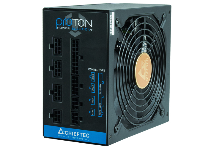 Блок питания Chieftec Proton BDF-750C (ATX 2.3, 750W, 80 PLUS BRONZE, Active PFC, 140mm fan, Full Cable Management) Retail