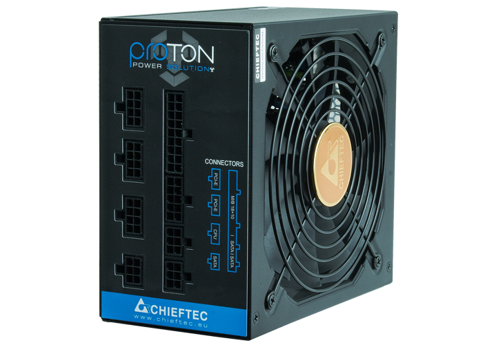 Блок питания Chieftec Proton BDF-1000C (ATX 2.3, 1000W, 80 PLUS BRONZE, Active PFC, 140mm fan, Full Cable Management) Retail