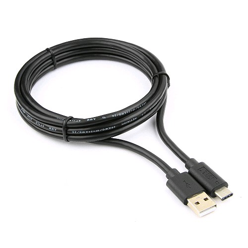 Кабель USB Gembird/Cablexpert CCP-USB2-AMCM-6 AM/USB Type-C, 1.8 м, черный