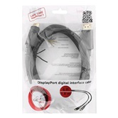 Кабель DisplayPort Gembird/Cablexpert, 1,8м, 20M/20M, v1.2, черный, экран, пакет (CC-DP2-6)