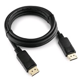 Кабель DisplayPort Gembird/Cablexpert, 1,8м, 20M/20M, v1.2, черный, экран, пакет (CC-DP2-6)