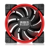 Вентилятор PCCooler CORONA RED 120x120x25мм (PWM, 40шт./кор, пит. от мат.платы и БП, 1000-1800 об/мин) Retail