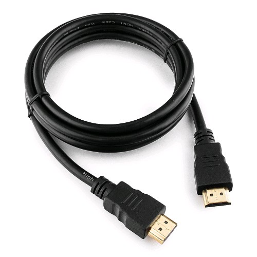 Кабель HDMI Gembird/Cablexpert  1.8м, v1.4 , 19M/19M, черный, позол.разъемы, экран, пакет (CC-HDMI4-6)