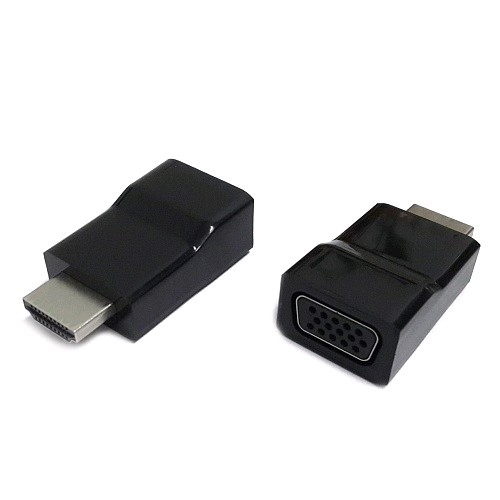 Переходник Cablexpert HDMI-VGA 19M/15F черный