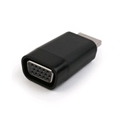 Переходник Cablexpert HDMI-VGA 19M/15F Jack3.5 аудиовыход, черный, пакет (A-HDMI-VGA-02)