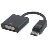 Переходник Cablexpert DisplayPort -DVI 19M/19F черный, пакет (A-DPM-DVIF-002)
