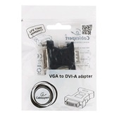 Переходник Cablexpert VGAt-DVI 15M/25F черный, пакет (A-VGAM-DVIF-01)