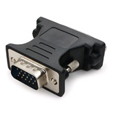 Переходник Cablexpert VGAt-DVI 15M/25F черный, пакет (A-VGAM-DVIF-01)