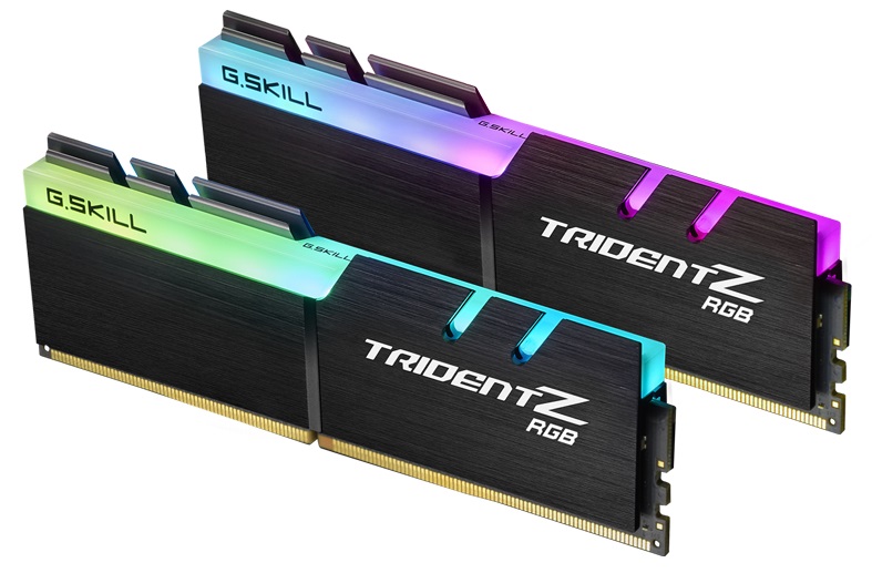 Модуль памяти DDR4 G.SKILL TRIDENT Z RGB 16GB (2x8GB) 3200MHz CL16 (16-18-18-38) 1.35V / F4-3200C16D-16GTZR