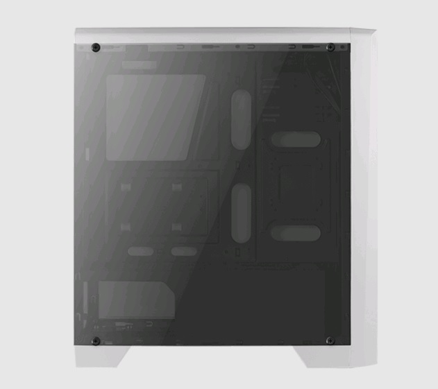 Корпус Aerocool Cylon White без БП, боковое окно, Card Reader, RGB, ATX, белый