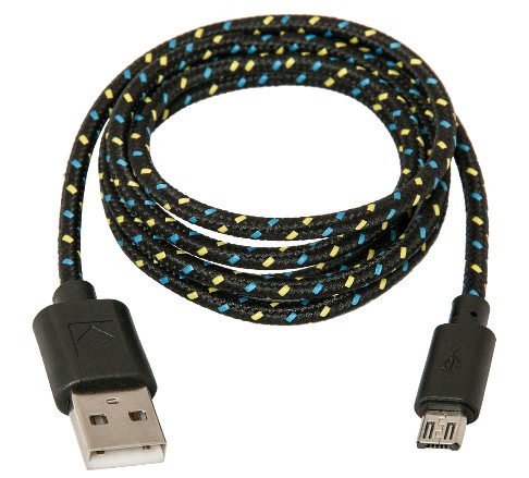 Кабель Defender USB2.0 USB08-03T AM-microBM черный, 1м  (87474)