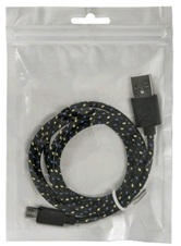 Кабель Defender USB2.0 USB08-03T AM-microBM черный, 1м  (87474)