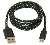 Кабель Defender USB2.0 USB08-03T AM-microBM черный, 1м  (87474)