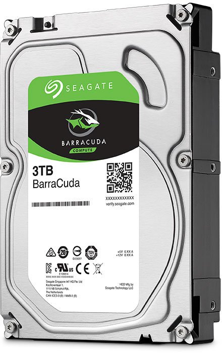 Жесткий диск 3Tb Seagate ST3000DM007 (SATA 6Gb/s, 5400 rpm, 256Mb) Barracuda