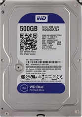 Жесткий диск 500Gb Western Digital WD5000AZLX (SATA 6Gb/s, 7200rpm, 32Mb) Caviar Blue