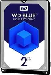 Жесткий диск 2,5" 2Tb Western Digital WD20SPZX (SATA 6Gb/s, 5400 rpm, 128Mb, 7mm) Scorpio Blue