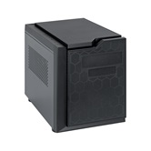 Корпус CHIEFTEC CUBE CI-01B-OP без БП, черный, mATX