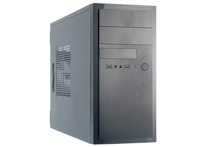 Корпус CHIEFTEC ELOX HT-01B-OP без БП, черный, mATX