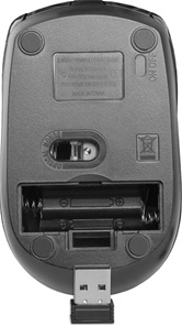 Беспроводной комплект клавиатура+мышь Defender  #1 C-915 USB полноразмерный, черный (45915)